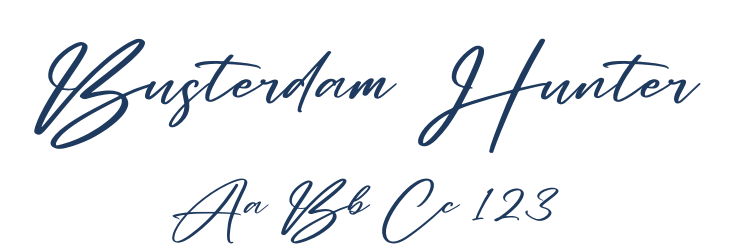 Busterdam Hunter Font Preview