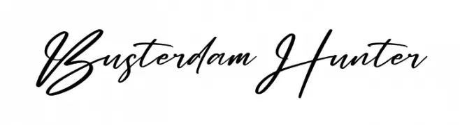 Busterdam Hunter Schriftart