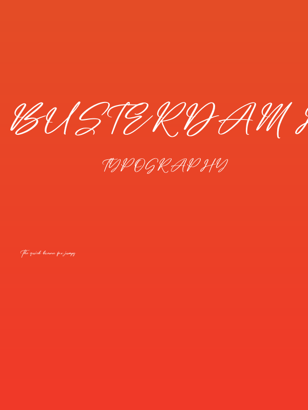 Busterdam Hunter Poster