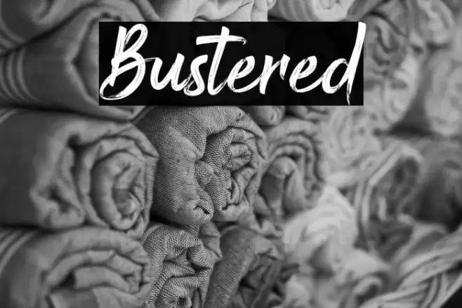 Bustered Font examples