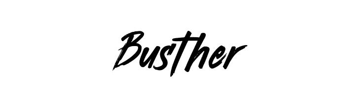 Busther  नि: शुल्क फ़ॉन्ट्स डाउनलोड