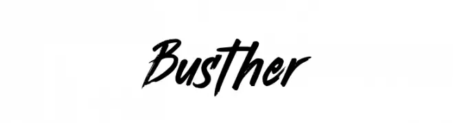 Busther  Fuentes Gratis Descargar