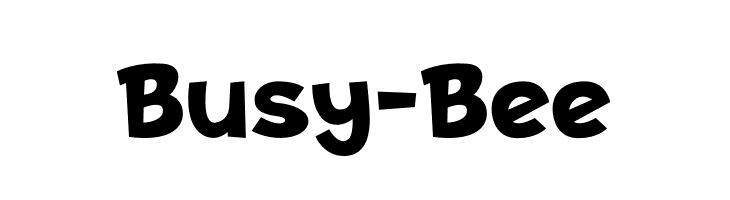 Busy-Bee  Frei Schriftart Herunterladen