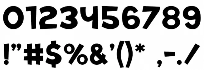 Busy-Bee Font OTHER CHARS