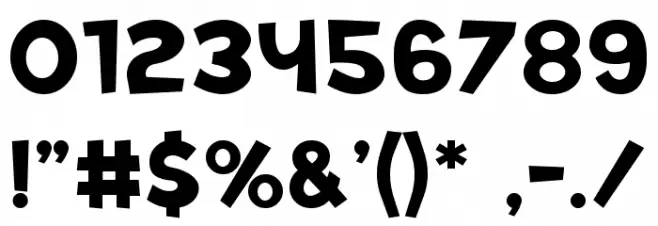 Busy-Bee Font OTHER CHARS