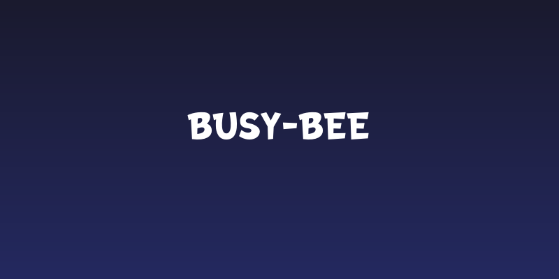 Busy-Bee Social Header