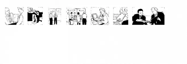 BusyPeople Font OTHER CHARS