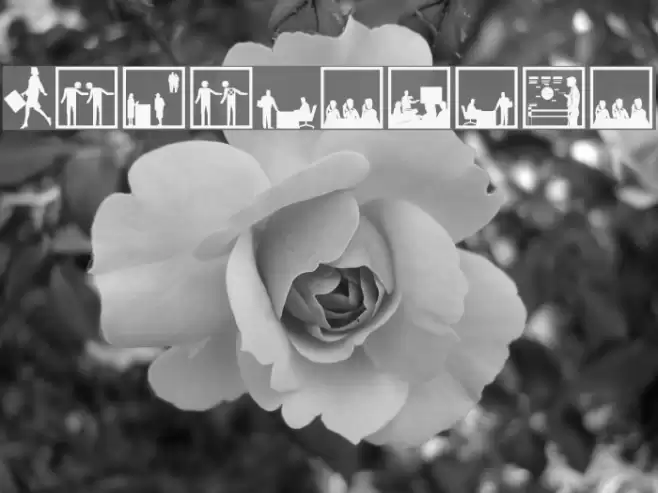 BusyPeople01 Font examples