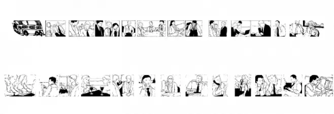 BusyPeople Font UPPERCASE