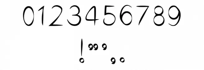 But First Love Regular Font OTHER CHARS