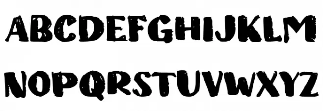 Butaspasi Schriftart Groß