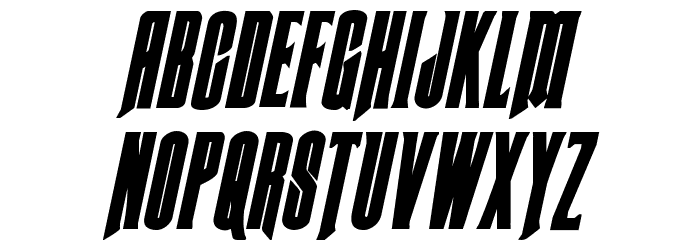 Butch & Sundance Bold Italic Font LOWERCASE