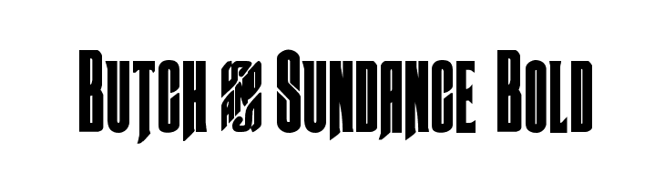 Butch & Sundance Bold  font caratteri gratis