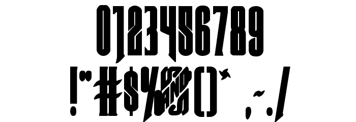 Butch & Sundance Bold Font OTHER CHARS