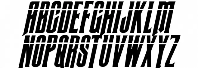 Butch & Sundance Bullet Italic خط أحرف كبيرة