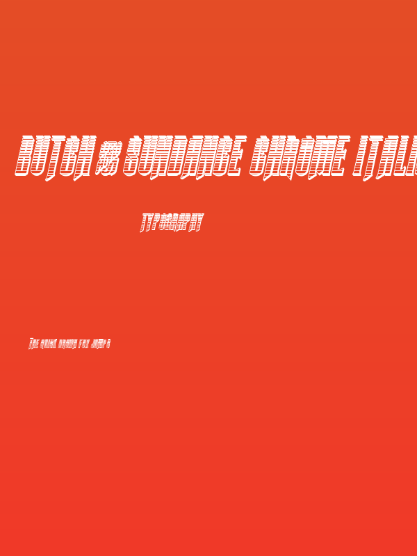 Butch & Sundance Chrome Italic Poster