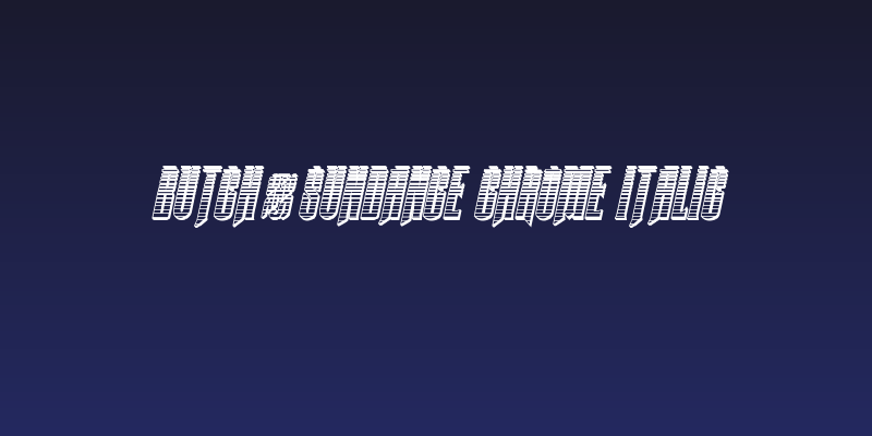 Butch & Sundance Chrome Italic Social Header