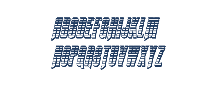 Butch & Sundance Chrome Italic Lowercase