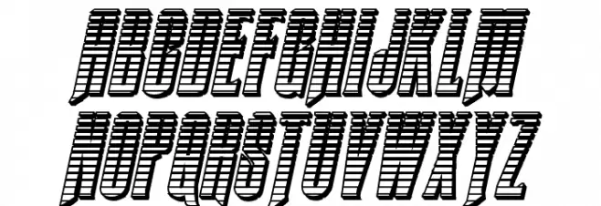 Butch & Sundance Chrome Italic Fuentes MINÚSCULAS
