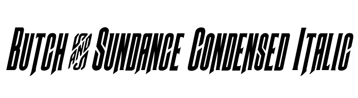 Butch & Sundance Condensed Italic Font