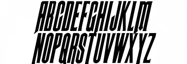 Butch & Sundance Condensed Italic Fonte MAIÚSCULAS