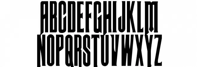 Butch & Sundance Condensed خط أحرف كبيرة