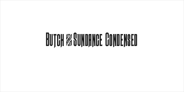 Butch & Sundance Condensed Logo