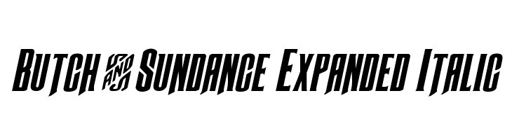 Butch & Sundance Expanded Italic  لخطوط تنزيل