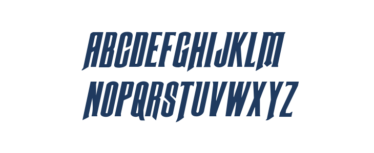 Butch & Sundance Expanded Italic Lowercase