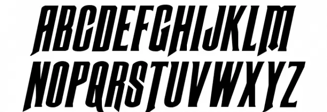 Butch & Sundance Expanded Italic Schriftart Kleinbuchstaben