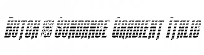 Butch & Sundance Gradient Italic  تنزيل الخطوط