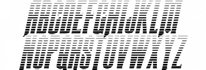 Butch & Sundance Gradient Italic Fonte MAIÚSCULAS