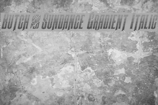 Butch & Sundance Gradient Italic Font examples