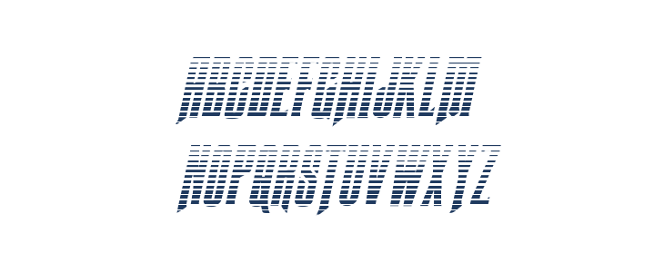 Butch & Sundance Gradient Italic Lowercase