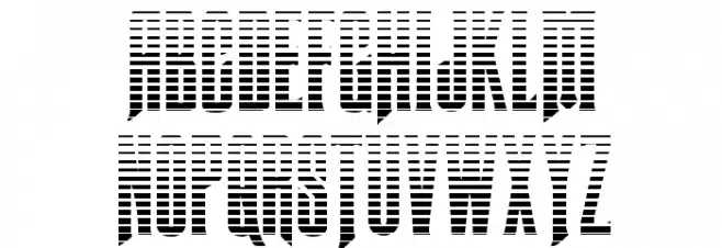 Butch & Sundance Gradient Regular फ़ॉन्ट लोअरकेस