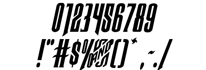 Butch & Sundance Italic Font OTHER CHARS