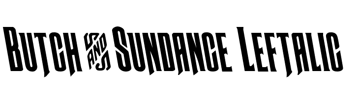 Butch & Sundance Leftalic  baixar fontes gratis