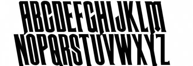 Butch & Sundance Leftalic Шрифта ВЕРХНИЙ