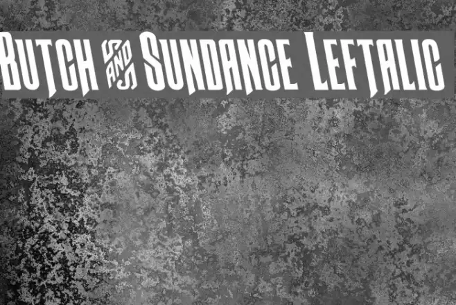 Butch & Sundance Leftalic Example 3