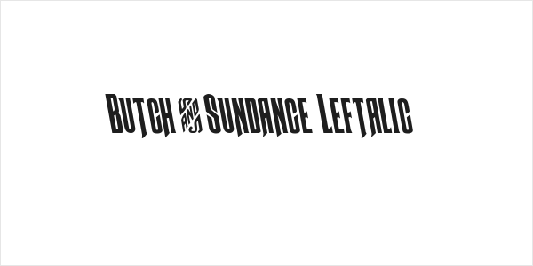 Butch & Sundance Leftalic Logo