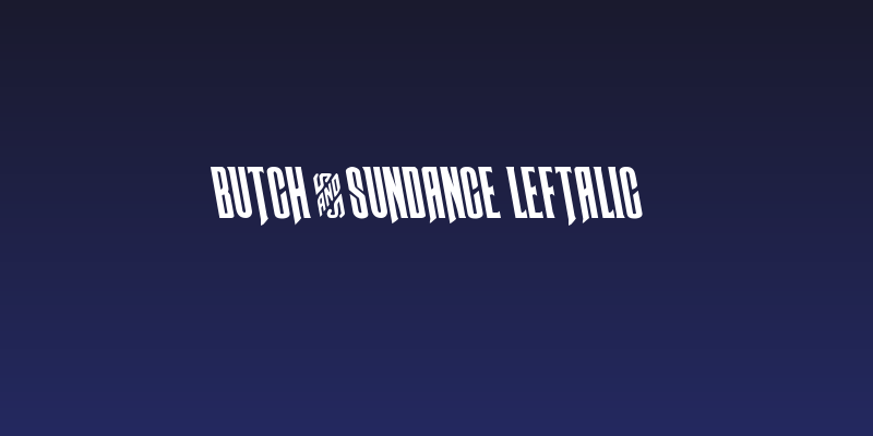 Butch & Sundance Leftalic Social Header