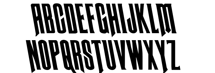 Butch & Sundance Leftalic Font LOWERCASE