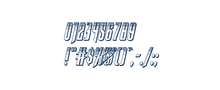 Butch & Sundance Platinum Italic Other Characters