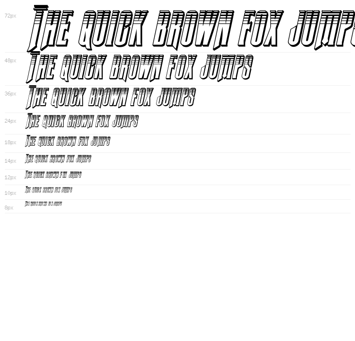 Butch & Sundance Platinum Italic Waterfall