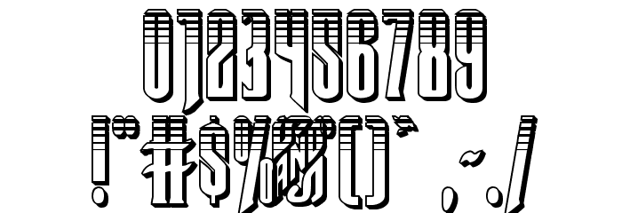 Butch & Sundance Platinum Regular Font OTHER CHARS
