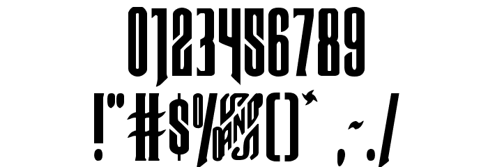 Butch & Sundance Regular Font OTHER CHARS