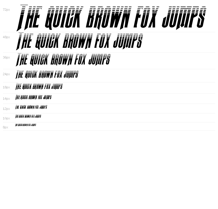 Butch & Sundance Two-Tone Italic Waterfall