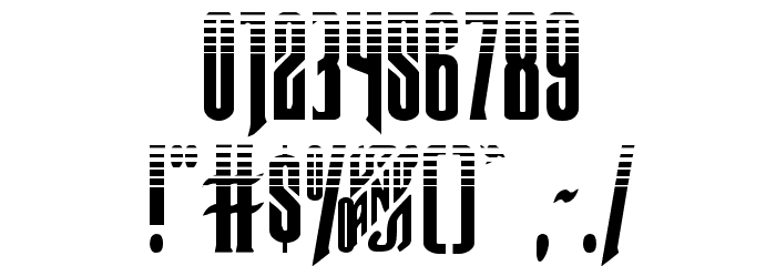 Butch & Sundance Two-Tone Regular Font OTHER CHARS