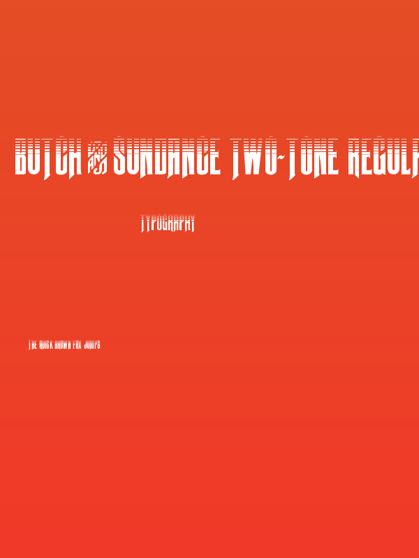 Butch & Sundance Two-Tone Regular Poster