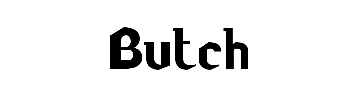 Butch Font - FFonts.net